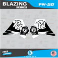 thumbnail image 2 of Kalair GFX Graphics Kit for Yamaha PW50 (All Years) Blazing Series, 2 of 5