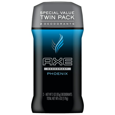 AXE Deodorant Stick for Men Phoenix 3 oz, Twin