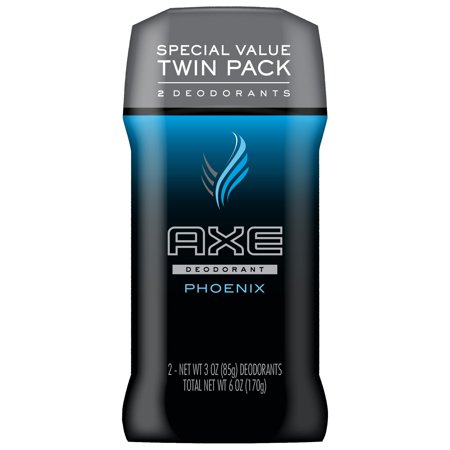 AXE Deodorant Stick for Men Phoenix 3 oz, Twin (Best Deodorant For Male Athletes)