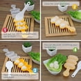 thumbnail image 3 of Rice Ball Mold,Rice Ball Shaker, Ball Shaped Kitchen Tools DIY Lunch, Maker Mould Food Decor for Kids, Mold With a Mini Rice Scoop（yellow）, 3 of 9