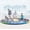4 Colors, variant on 10 ft Extra Large Non-Slip Splash Pad 120" for Adult Kids and Dog, Giant Thicken Sprinkler Pool Summer Outdoor Toys Fun Backyard Fountain Play Mat for Family Pet Dog(Blue,Square Style)