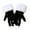 Black, variant on MIASHUI Women's Velvet Short Gloves with White , Christmas Party Gloves for Evening Events, Elegant Performance Gloves for Special Occasions Black