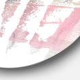 thumbnail image 2 of Designart 'White Out Geometric' Geometric Metal Circle Wall Art, 2 of 3