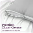 thumbnail image 2 of CIRCLESHOME Throw Pillow Protectors - 100% Cotton Breathable Pillowcases - 18 X 18 Square Pillowcases - Protects Pillows from Dirt, Dust and Debris (Square Pillow - 4 Pack- 18x18), 2 of 9