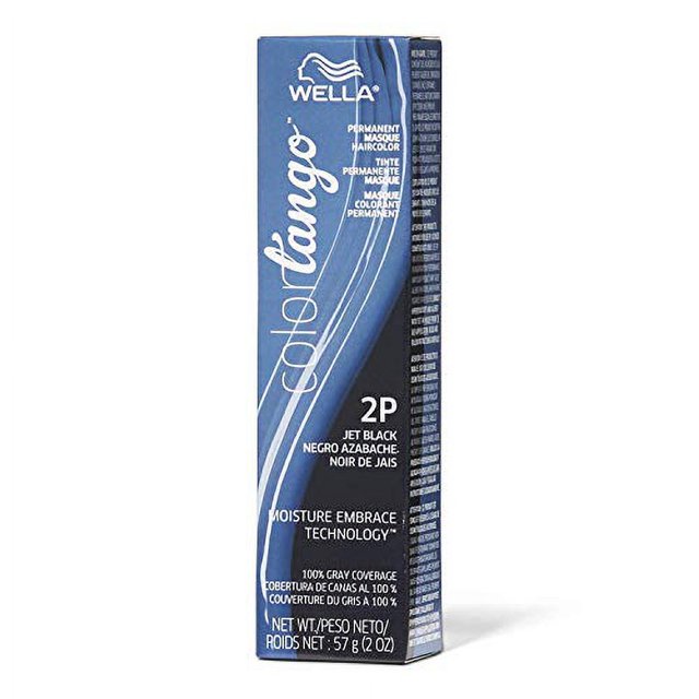 Tinte permanente para el cabello WELLA PROFESSIONALS Color Tango negro azabache 2P