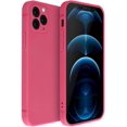 thumbnail image 1 of ORUYROP Étui iPhone 12 Pro Max Compatible avec iPhone 12 Pro Max en Silicone Mat avec Protection Complète Anti-Rayures Antichoc Rouge Baie 6.7 Pouces, 1 of 7