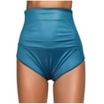 thumbnail image 2 of Pantalones de poliéster para mujer, de cintura alta, moldeadores y levantadores de cadera, de color liso y talla grande., 2 of 5