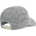 thumbnail image 4 of Knit Mesh Baseball Cap for Women Summer Yarn Trucker Hats Breathable Outdoor Hat, 4 of 7