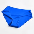 thumbnail image 4 of White Cotton Underwear for Women 2pc Women Comfortable Underwear Ice Silk Panties Comfy Yoga Panties Exercise Briefs Blue XXL, 4 of 5