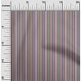 thumbnail image 1 of oneOone Viscose Chiffon Fabric Multicolor Stripe Decor Fabric Printed BTY 42 Inch Wide, 1 of 1