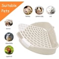 thumbnail image 4 of Hamiledyi Arena para Conejitos, Inodoro para Mascotas, Orinal, Entrenador, Bandeja Esquinera, Caja de Cama para Animales pequeños, Conejillo de Indias, hurón, hámster, Conejo Enano (Blanco), 4 of 5