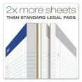 thumbnail image 2 of 1PC Ampad Double Sheet Pads, Medium/College Rule, 100 White 8.5 x 11.75 Sheets, 2 of 3