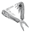 thumbnail image 1 of Alicate Multiherramienta  Bloosom Plegable Cortador Desarmador Pinza Plateado, 1 of 4