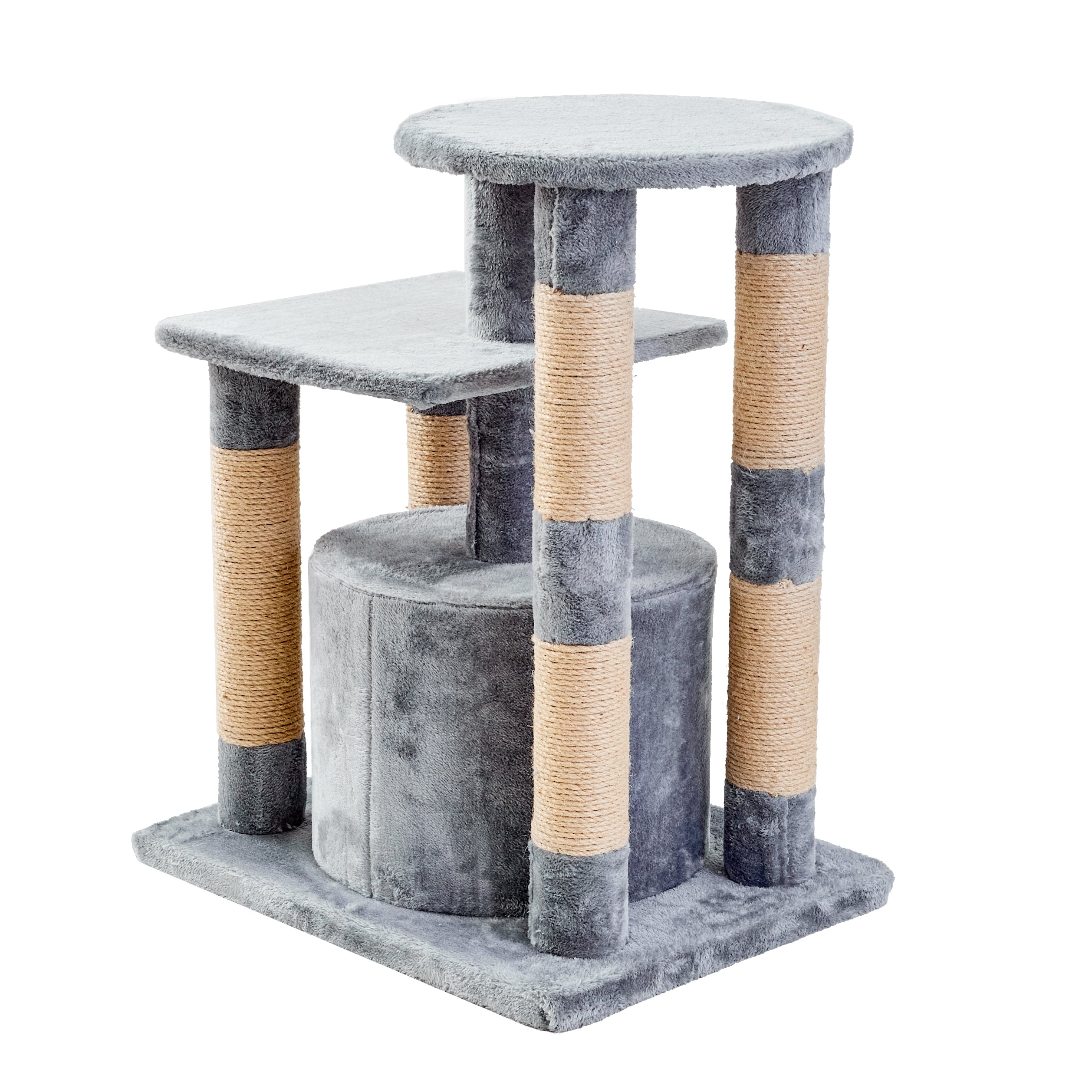 Two by Two Gala 30.5-inch Cat Tree, Cat Tower, Scratch Pad, Perch & Playground