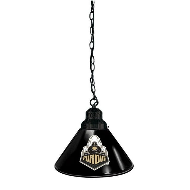 Holland Bar Stool BL1BKPurdue NCAA Purdue University Single Shade Pendant Light - Black