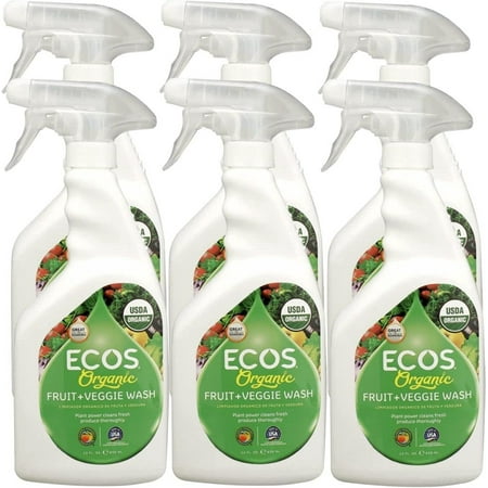 All Purpose Cleaner Spray Multi Surface Cleaner Spray Bottle as: Floor Cleaner, Counter Cleaner & More Fruit and Veggie, 22 Fl oz Per Bottle, 6 Bottles