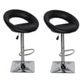 thumbnail image 3 of U.S. Pride Furniture Daisy Adjustable Swivel Bar Stool - Set of 2, 3 of 5