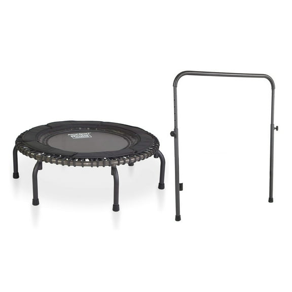 JumpSport 370 PRO Indoor 39-Inch Trampoline with Handle Bar Accessory