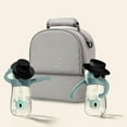 thumbnail image 4 of Qaailabf Portable Breastmilk Storage Backpack | Insulated Thermal Bag | Oxford Cloth | Multi-Function Design | 26x24x17cm | Black, Gray, Green, Pink | Breastfeeding, Travel, Lunch, 4 of 9