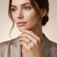 thumbnail image 6 of Rosec Jewels IGI Certified Lab Grown Diamond Solitaire Engagement Ring - 3 Carat - E-VS1 Quality - with Jewelry Box, 18K Yellow Gold, US 11.00, 6 of 7