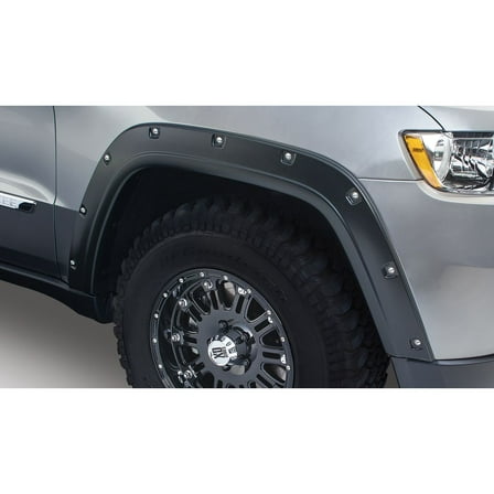 Bushwacker 11-18 Jeep Grand Cherokee Pocket Style Flares 2pc Does Not Fit SRT8 - Black