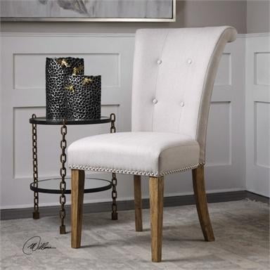 UPC 792977233740 product image for Uttermost Lucasse Oatmeal Dining Chair | upcitemdb.com