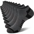 thumbnail image 1 of Chenchen 10 Pairs Mens Ankle Socks Men 10 Pack Low Cut Comfort Cushion Casual Socks, 1 of 1