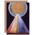 thumbnail image 1 of Hilma Af Klint Group X No 1 Altarpiece Abstract Fine Art Greetings Card Plus Envelope Blank inside, 1 of 3