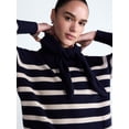 thumbnail image 4 of Free Assembly Women's and Women's Plus Cropped Crewneck Sweater with Scarf, Lightweight, Sizes XS-4X, 4 of 4