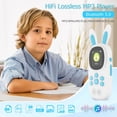 thumbnail image 2 of Mp3 Player for Kids, Cute Bunny Kids Mp3 Player with Bluetooth, 32GB Mp3 Players with Speaker, FM Radio, Recordings, Alarm, Pedometer, Stopwatch, Support up to 128GB, 2 of 8