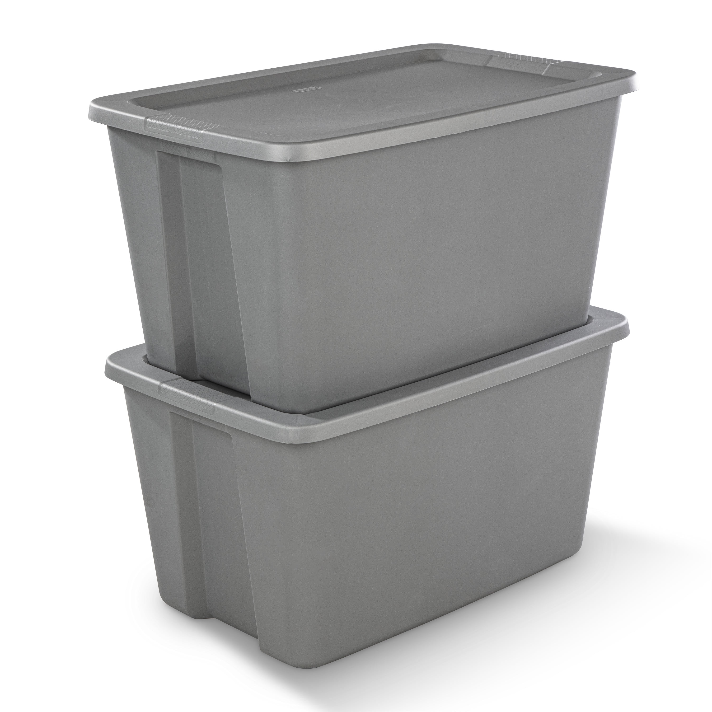 Sterilite 30 Gallon Plastic Stackable Storage Tote Container Box, Taupe (6  Pack) 6 x 17366506 - The Home Depot