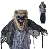 6.9FT Werewolf Halloween Standing Decoration Touch-Activated with LED ...
