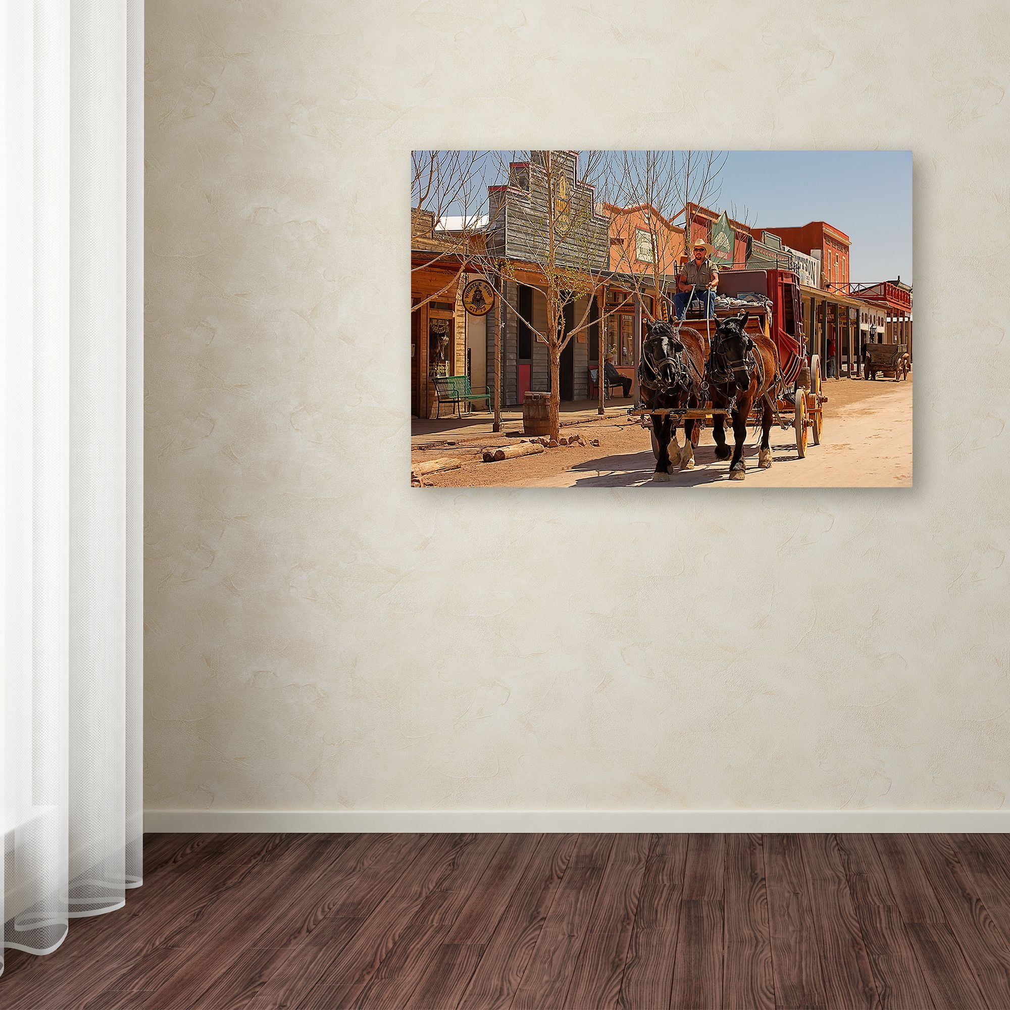 Trademark Fine Art 'Tombstone X' Canvas Art by Mike Jones Photo