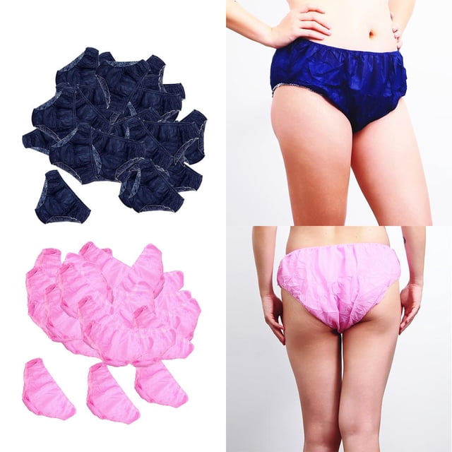 100pcs Mujeres Desechables SPA Belleza Ropa Interior Calzoncillos No Tejidos Cortos Para Yinane Ropa interior desechable