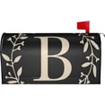 thumbnail image 1 of Classic Monogram Letter B Mailbox Cover Magnetic Standard Size Waterproof Letter Post Box Cover Wrap Oversize Decoration Welcome Home Garden Outdoor 25.5" Lx 21" W, 1 of 6