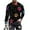 A-Multicolor, variant on Men's Casual Shirts Crew Neck Long Sleeve Printed Pullover Loose Fashionable Street Top L L-Orange
