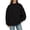 Black, variant on Kaondbfi Mock Neck Sweatshirt Women Fall Oversized Turtleneck Pullover Fleece Long Sleeve Sweatshirts Tops Womens Essentials Fashion Clothing