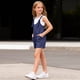 thumbnail image 5 of Rompers de Verano Casuales sin Mangas Overalls Sueltos Traje Corto con Bolsillos para el Uso Diario, Vacaciones, Ropa Callejera, 5 of 8