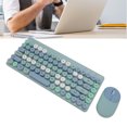 thumbnail image 1 of Ensemble Clavier Souris Gaming, Ensemble Clavier Souris Couleur Mixte Sans Latence avec Récepteur USB pour PC Portable Rouge, Bleu, 1 of 7