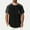 Black(New), variant on PNTUTB Men's Fashion Patchwork Solid Color Chest Pocket Lightweight Breathable Crew Neck Short Sleeve Top