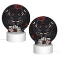 thumbnail image 2 of Naloa Midnight Butterfly Floral Dream Acrylic LED Night Light Custom LED Lights Personalized Nightlight Customized Gifts for Family Couples Friends, 2 of 9
