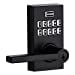 thumbnail image 1 of Smartcode Electronic Deadbolt - Matte Black, Keyless Entry + Keypad with Lever + SmartKey Technology, 1 of 10