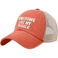 thumbnail image 2 of Awesome Like My Puggle Hat Trucker Hat Men Vintage Mesh Cap for Summer, 2 of 8