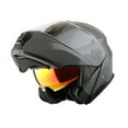 thumbnail image 5 of Martian Motorcycle Modular Full Face Helmet Flip up Dual Visor Sun Shield + Motorcycle Bluetooth Headset: HG362 Cement Grey, 5 of 9