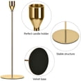 thumbnail image 2 of Candelabros 3 piezas / juego de diferentes tamaños, candelabros de mesa para bodas, candelabros para la cena a la luz de las velas Decoración de candelabros, dorado Ormromra WL-00179, 2 of 4
