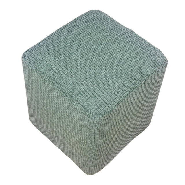 Foot Stool Slipcover Stretch Ottoman Footstool Covers red