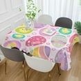 thumbnail image 5 of Coolnut Easter Eggs Rectangle Tablecloth, Waterproof Washable Polyester Table Cover for Kitchen Dinner Party, 60 x 120 Inch House Decor, 5 of 7
