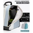 thumbnail image 2 of OutdoorMaster 38L Ski Boot Bag, Snowboard Boot Backpack with Waterproof Bottom for Ski Helmet, Goggles and Gloves, 2 of 8