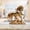ZZ Yellow, variant on Zhi Golden Running Horse Acrylic Statue, Perfect for Living Room And Office Decor, Elegant Wealth Symbol Ornament For Tabletop Displays