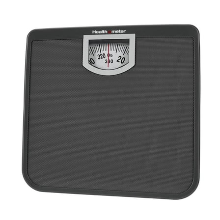Health o meter Compact Dial Bathroom Scale, 330 lb. Capacity, Sturdy Metal Platform